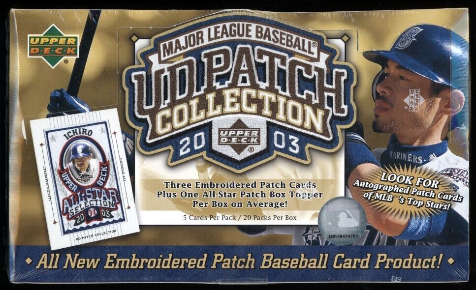 2003 Upper Deck MLB UD Patch Collection Hobby Box (Factory Sealed)