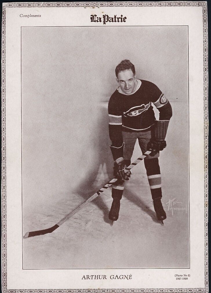 1927-1928 La Patrie Arthur Gagne NO.2 Photo