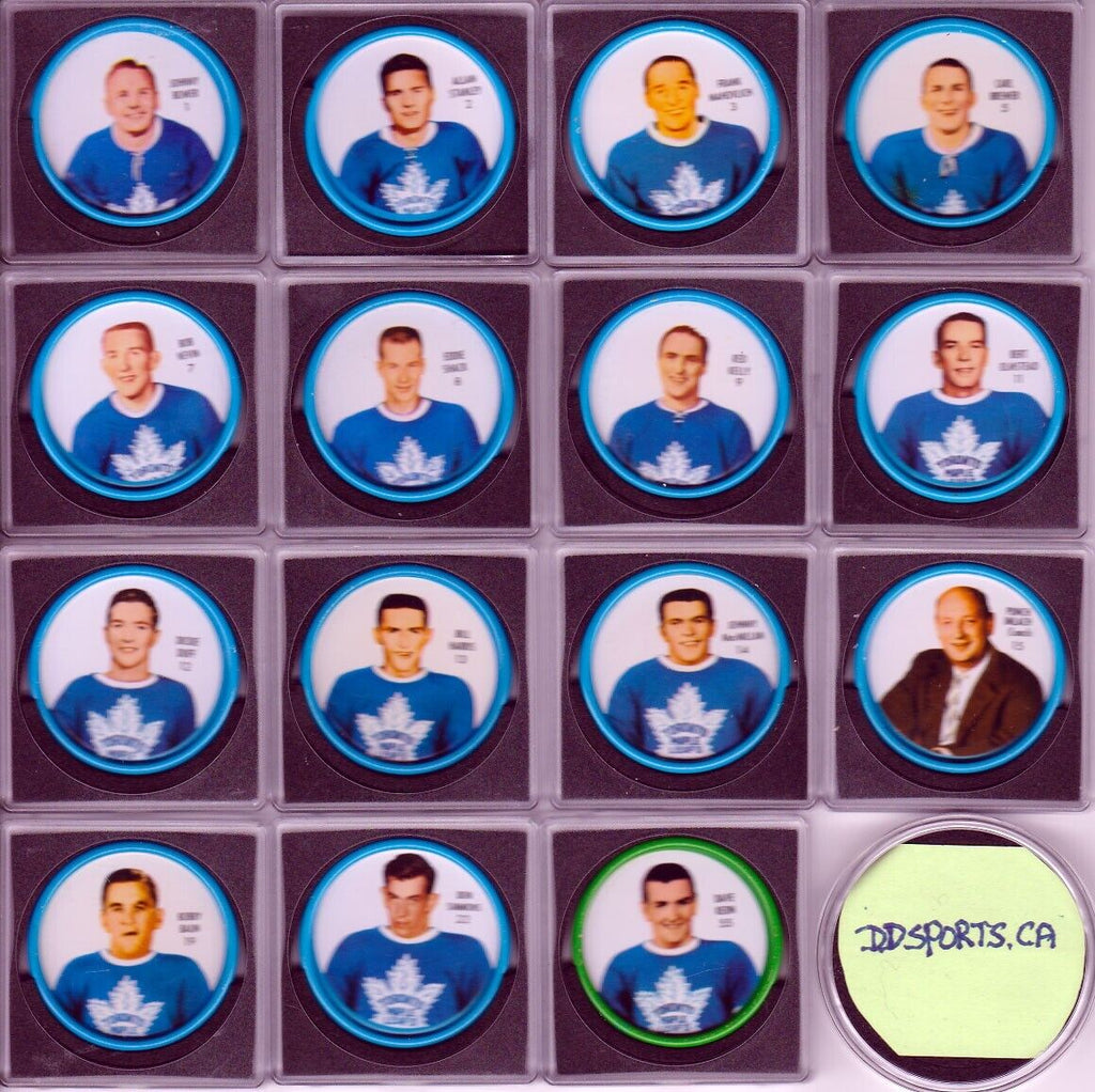 1962-63 Sherriff Coins #3 Frank Mahovlich Toronto Maple Leafs NM++