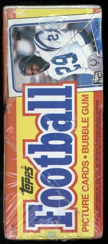 1988 Topps Football Wax Box - 36 sealed packs - "Bo Jackson" Rookie