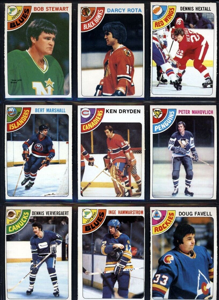 1978-79 O-Pee-Chee Hockey Complete Set (1-396)