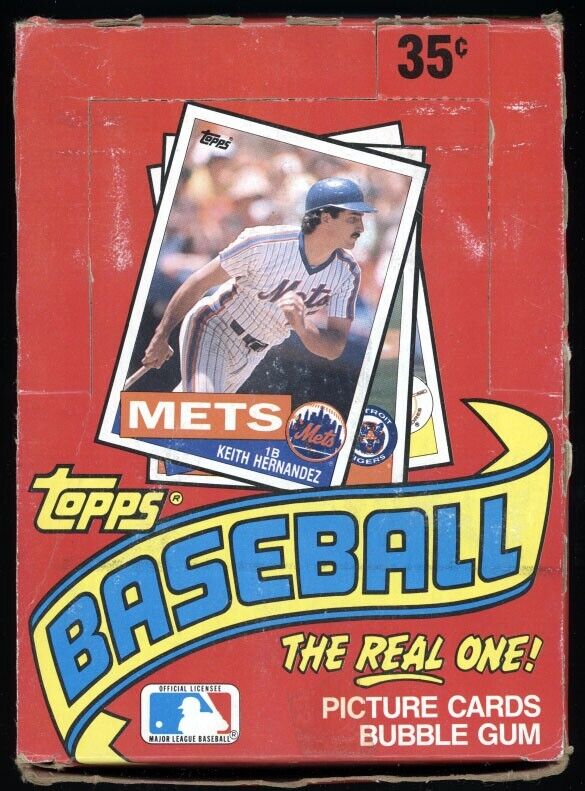 1985 Topps Baseball Wax Hobby Box