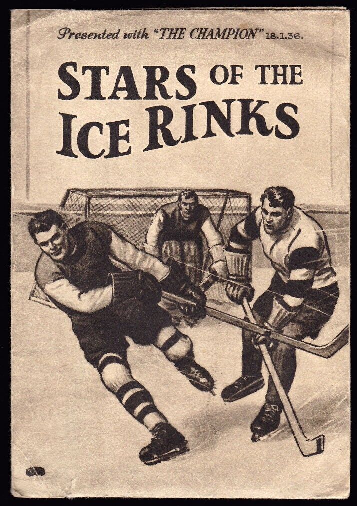 1935-36 Amalgamated Press The Champion King Clancy Joliat Conacher