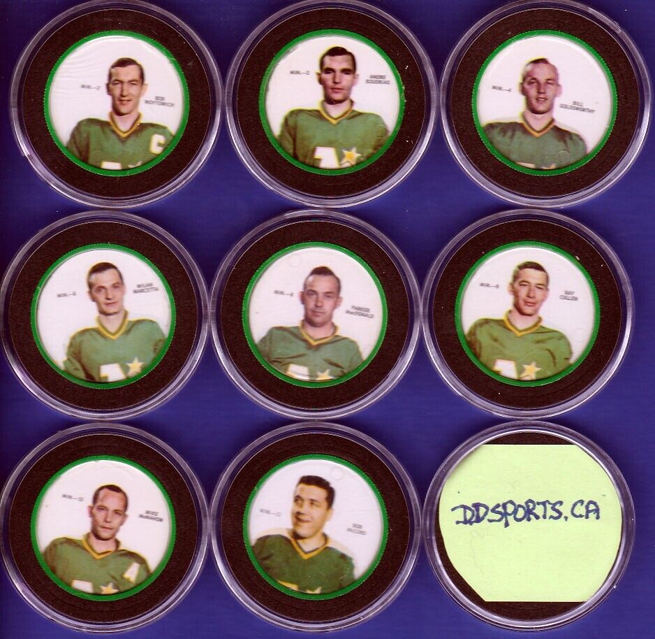 1968-69 Sherriff Coins Set-Break #9 Ray Cullen Mimesota North Stars