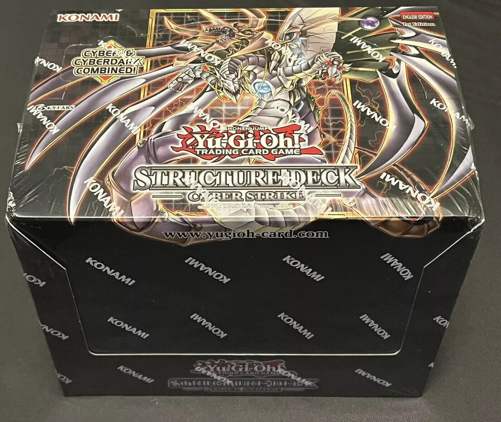 Yu-Gi-Oh! Cyber Strike Structure Deck 1st Edition Sealed Display Box! 🔥