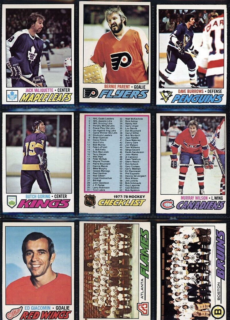 1977-1978 O-Pee-Chee Complete Set 1-396