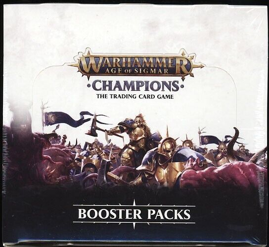 Warhammer Age Of Sigmar Champions Booster Box Factory Sealed