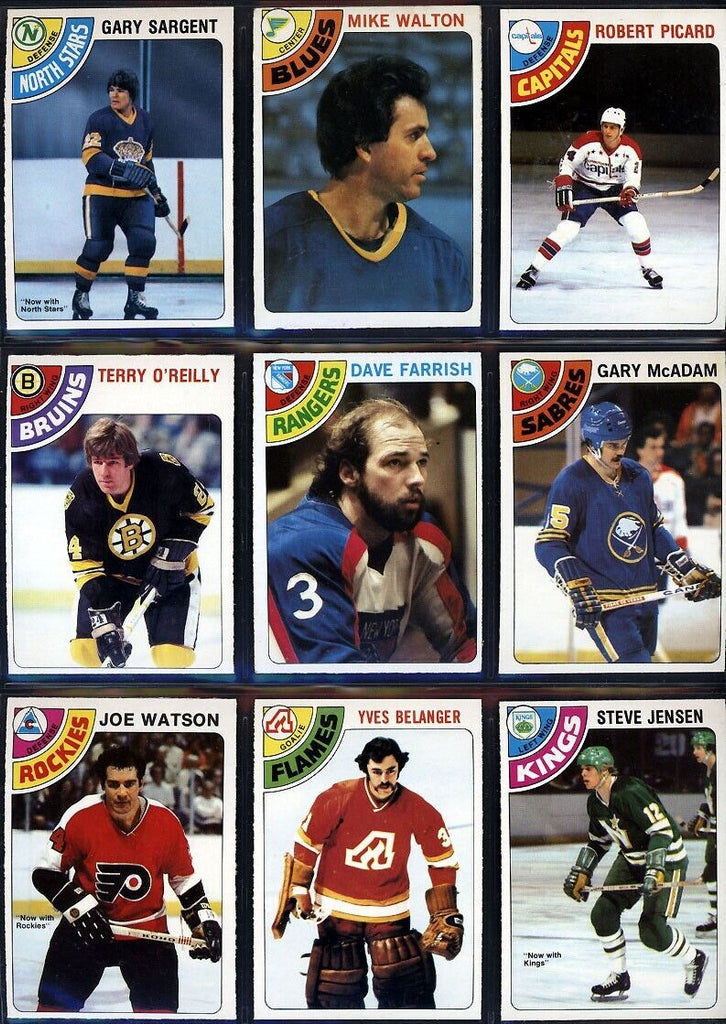 1978-79 O-Pee-Chee Hockey Complete Set (1-396)