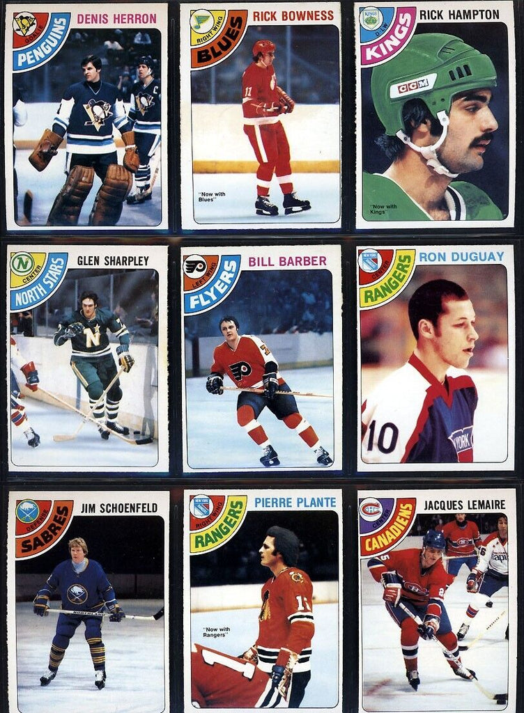 1978-79 O-Pee-Chee Hockey Complete Set (1-396)