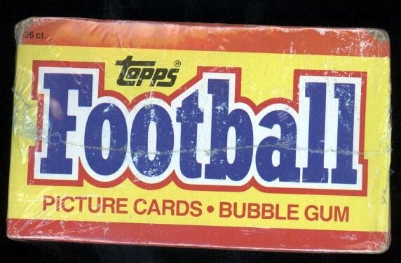 1988 Topps Football Wax Box - 36 sealed packs - "Bo Jackson" Rookie