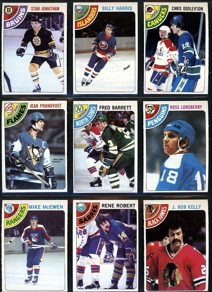 1978-79 O-Pee-Chee Hockey Complete Set (1-396)