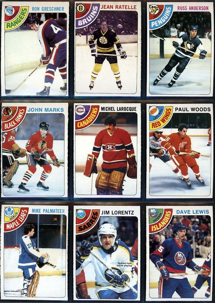 1978-79 O-Pee-Chee Hockey Complete Set (1-396)