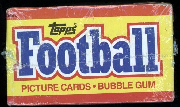 1988 Topps Football Wax Box - 36 sealed packs - "Bo Jackson" Rookie