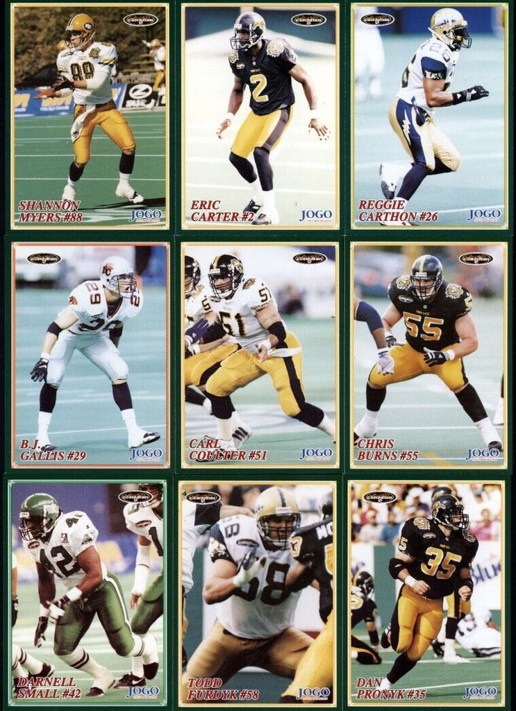 1998 JOGO CFL Football Series 2 - Full Set