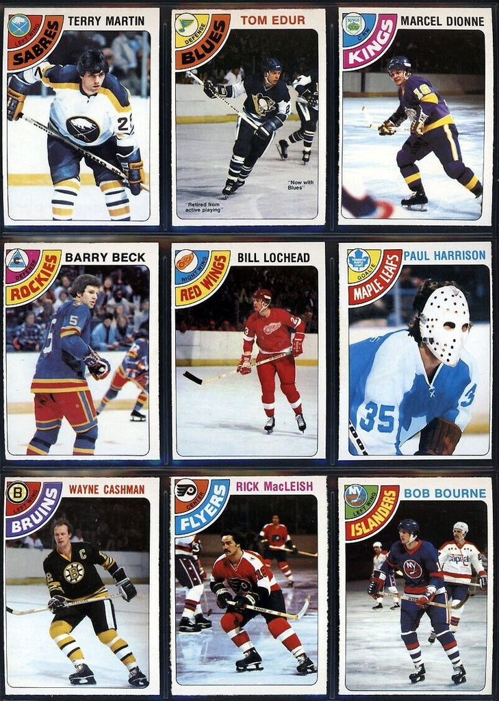 1978-79 O-Pee-Chee Hockey Complete Set (1-396)