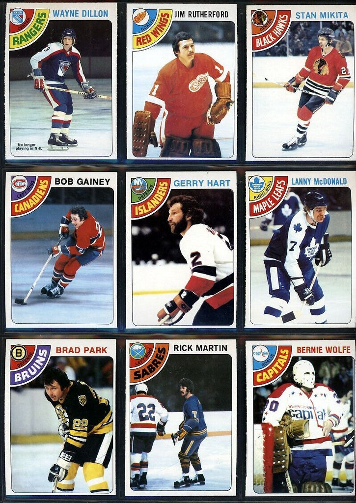 1978-79 O-Pee-Chee Hockey Complete Set (1-396)