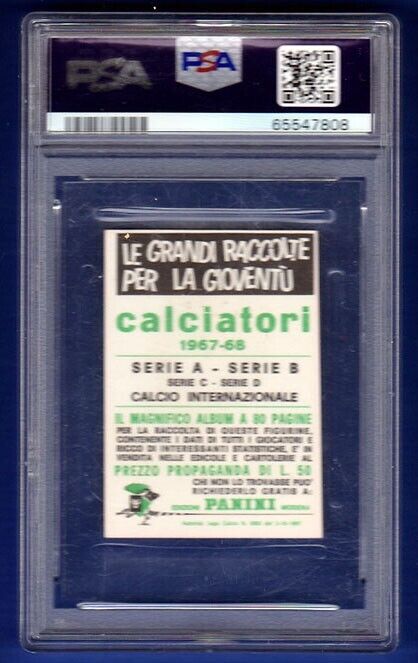 1967-68 Panini Calciatori George Best PSA 6 High End