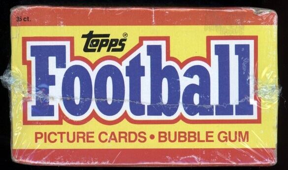 1988 Topps Football Wax Box - 36 sealed packs - "Bo Jackson" Rookie