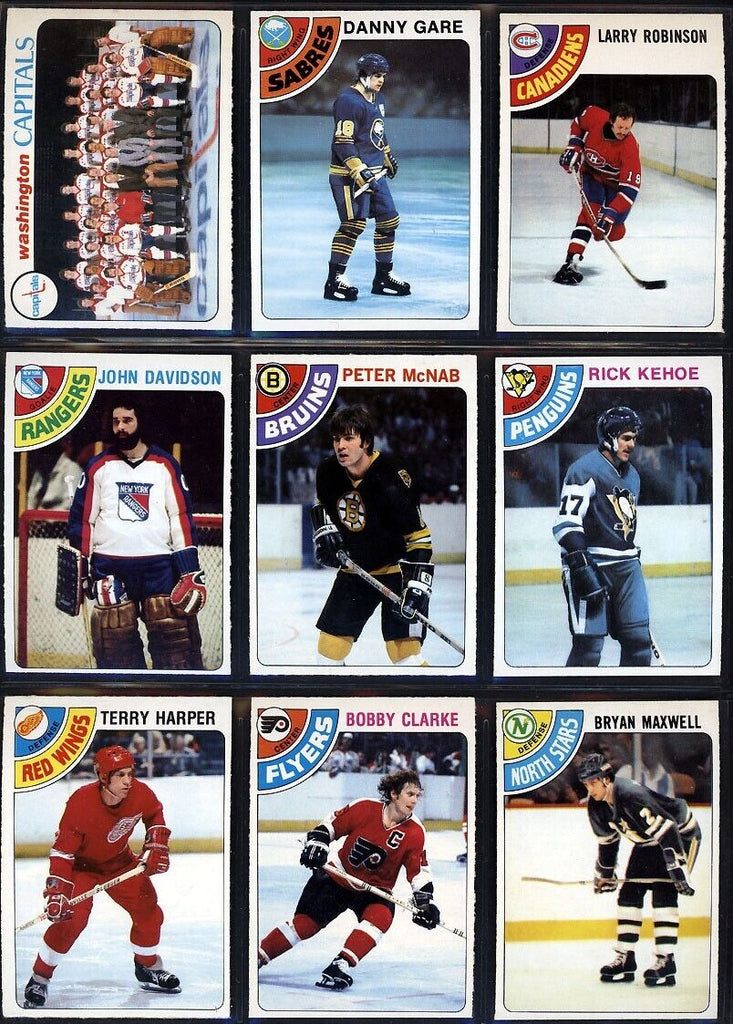 1978-79 O-Pee-Chee Hockey Complete Set (1-396)