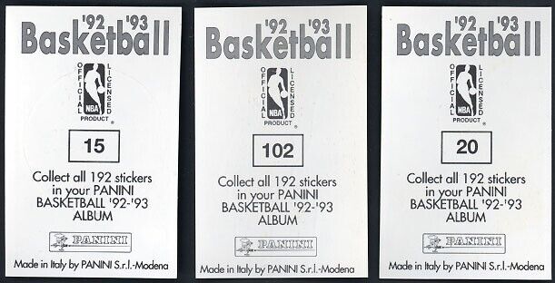 1992-1993 Panini Stickers Michael Jordan Lot of 3 (Read Description)