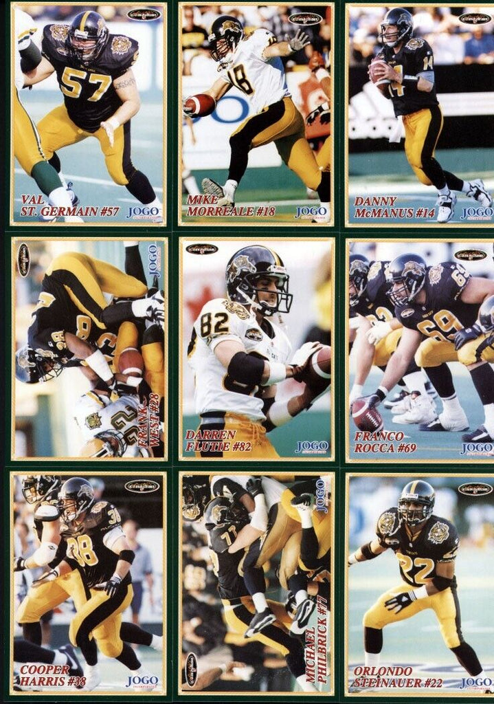 1998 JOGO CFL Football Series 1 - Full Set