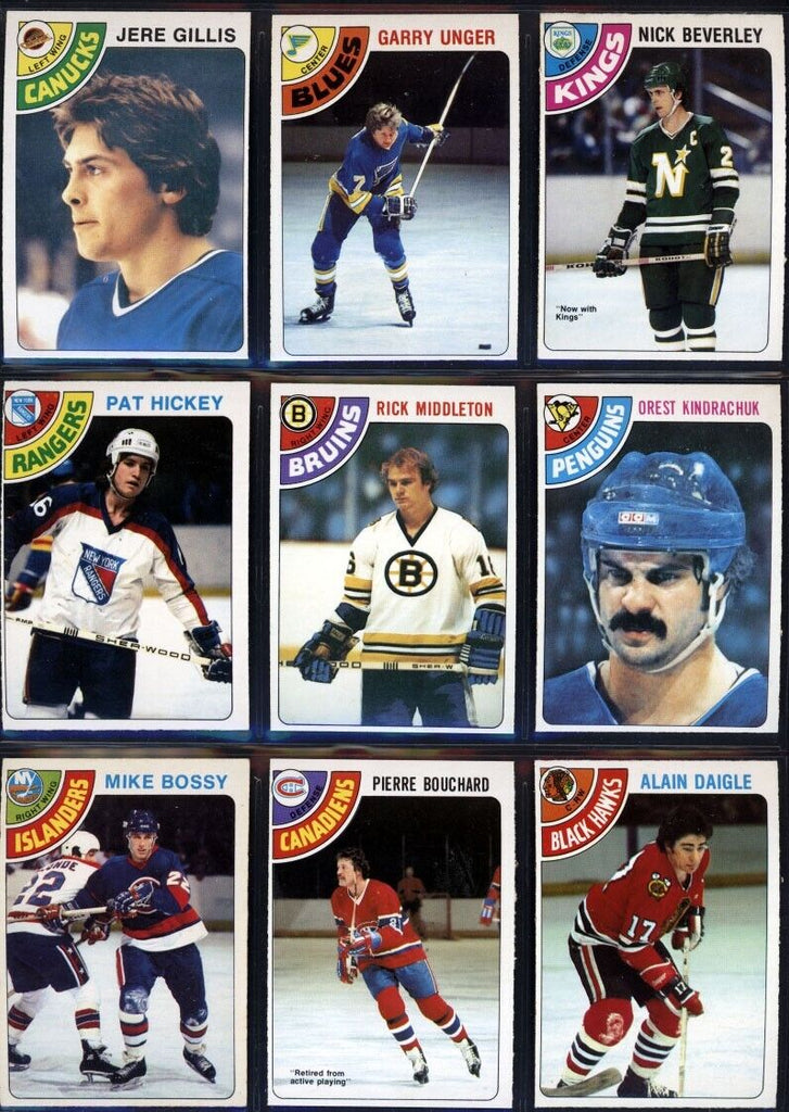 1978-79 O-Pee-Chee Hockey Complete Set (1-396)