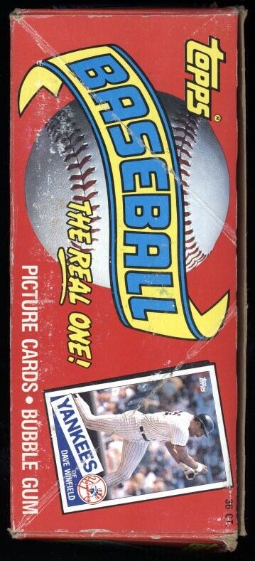 1985 Topps Baseball Wax Hobby Box