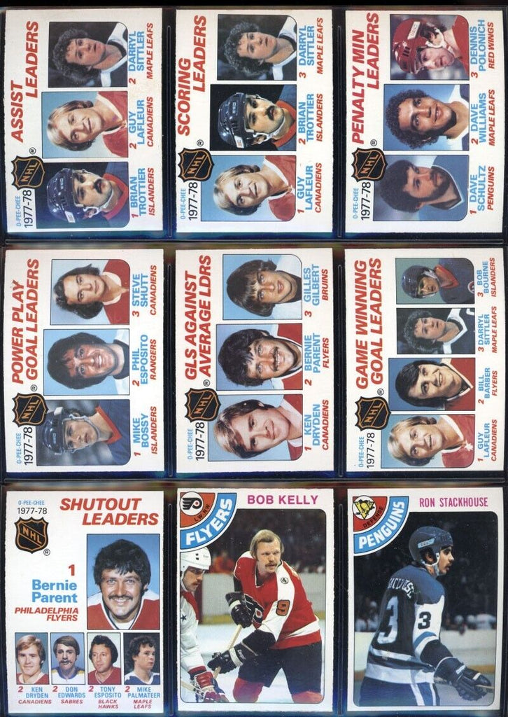 1978-79 O-Pee-Chee Hockey Complete Set (1-396)