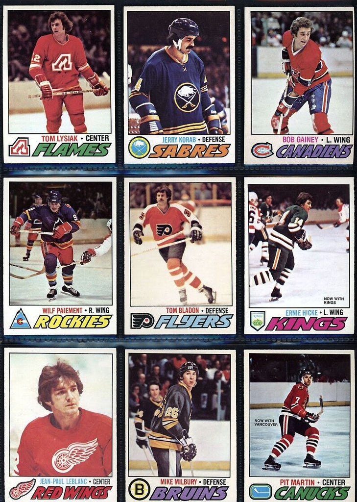 1977-1978 O-Pee-Chee Complete Set 1-396