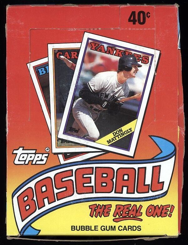 1988 Topps Baseball Wax Hobby Box