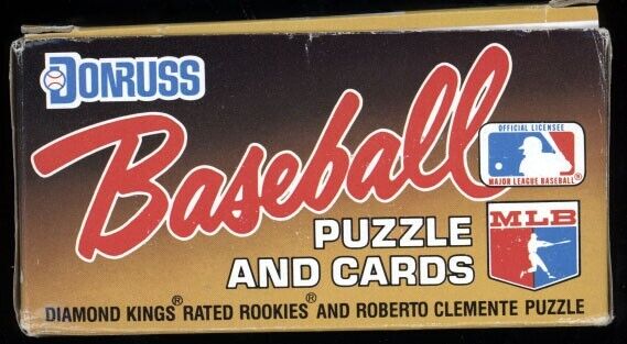 1987 Donruss Baseball Puzzle and Cards Wax Hobby Box