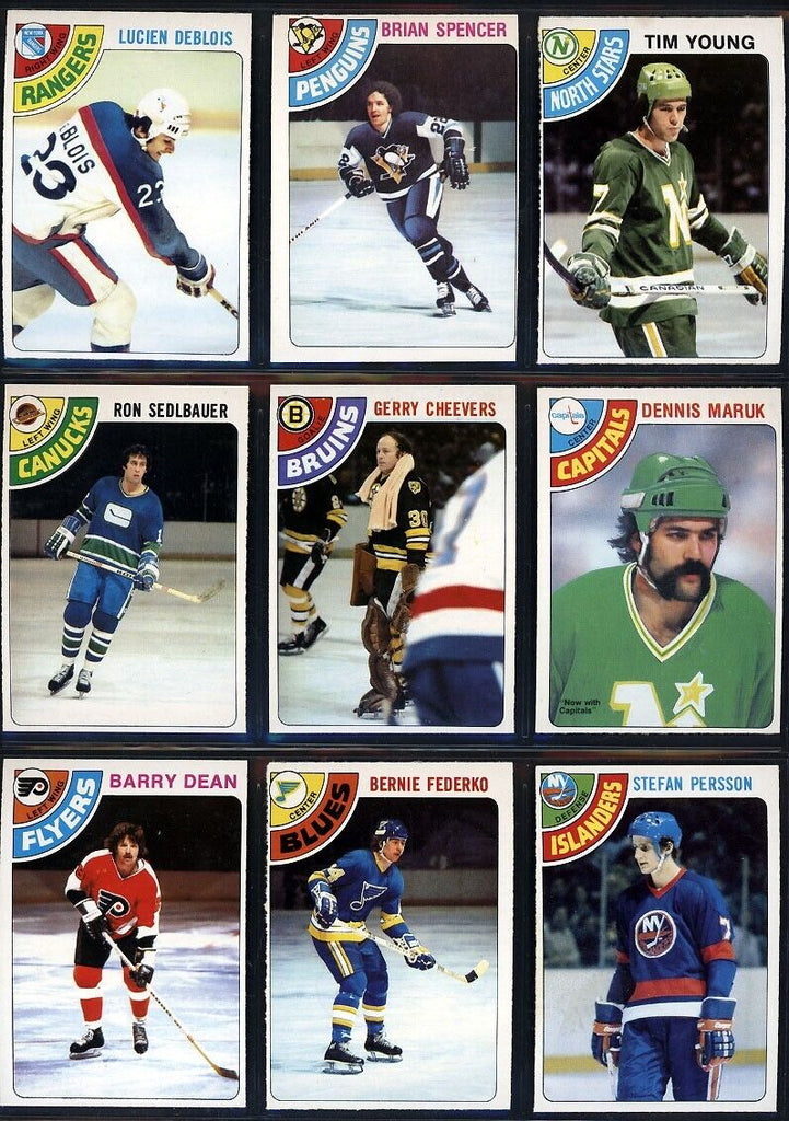 1978-79 O-Pee-Chee Hockey Complete Set (1-396)