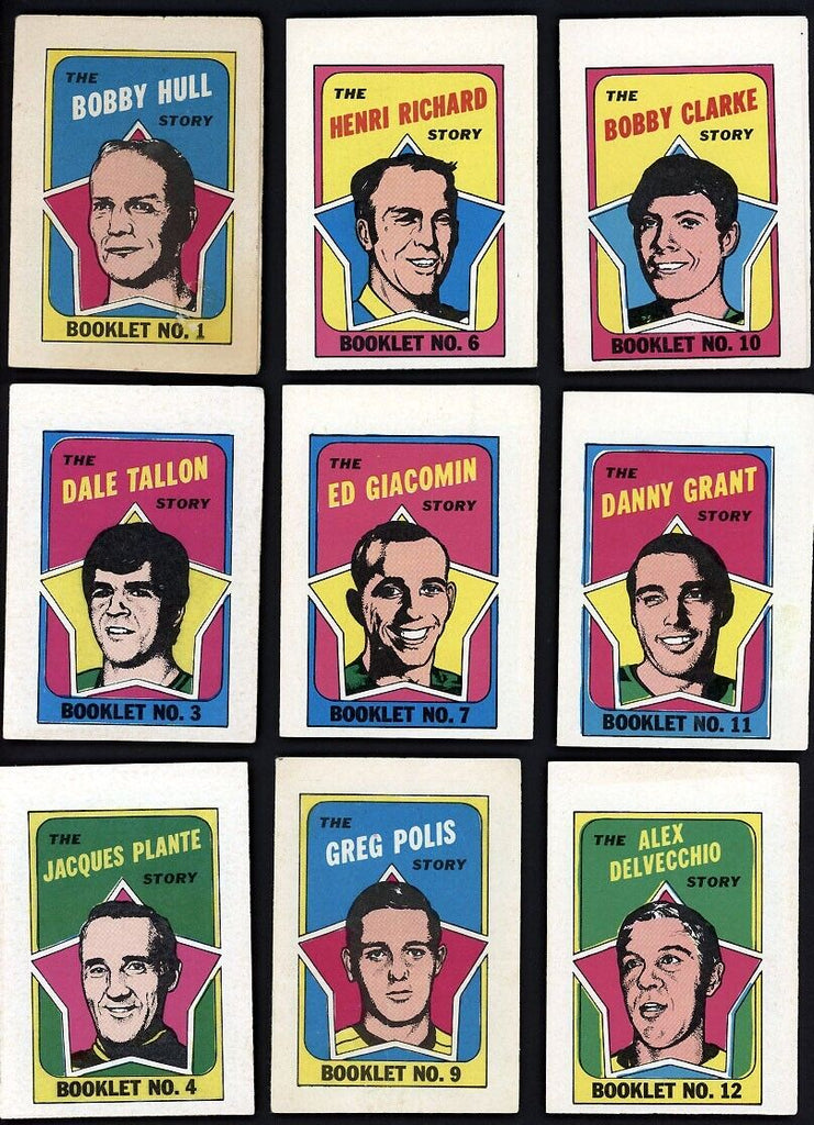 1971-1972 O-Pee-Chee OPC Player Booklet (Comic) ENG Fill Your Set