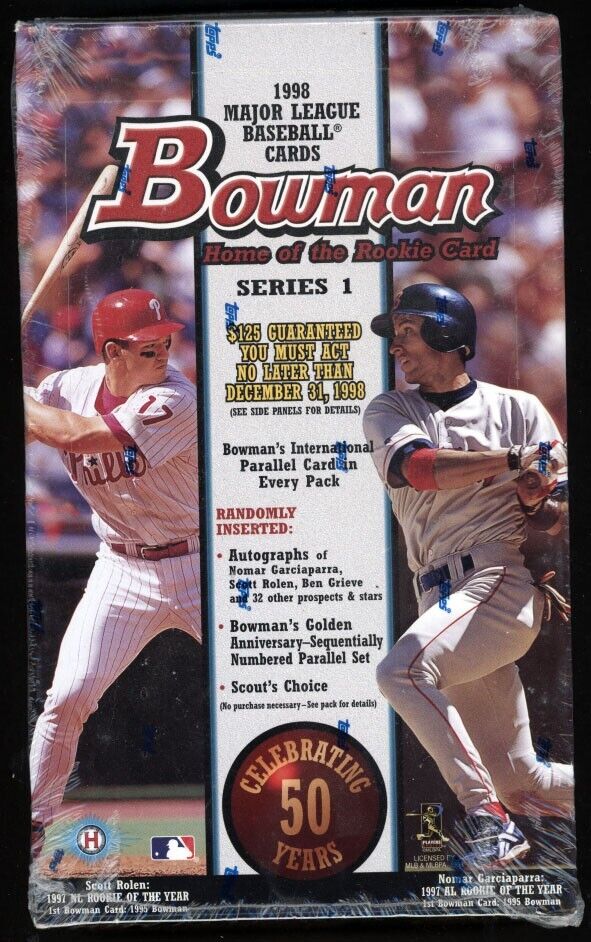 1998 Bowman Baseball Series 1 Hobby Box (Factory Sealed)