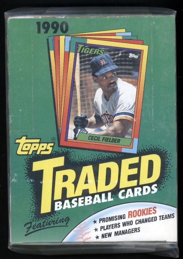 1990 Topps Traded Basbeall Wax Hobby Box