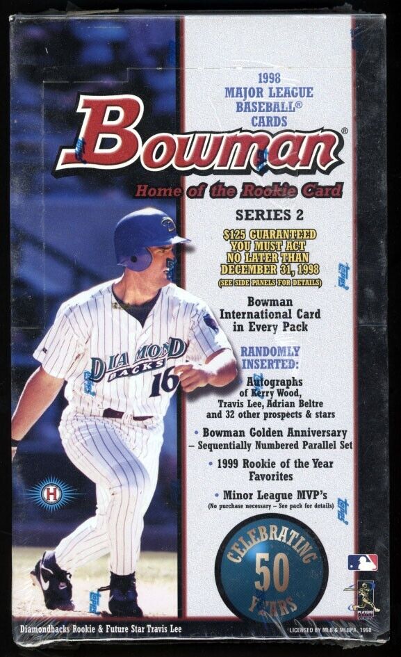 1998 Bowman Baseball Series 2 Hobby Box (Factory Sealed)